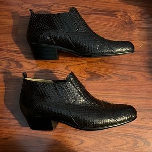 Giorgio snakeskin boots